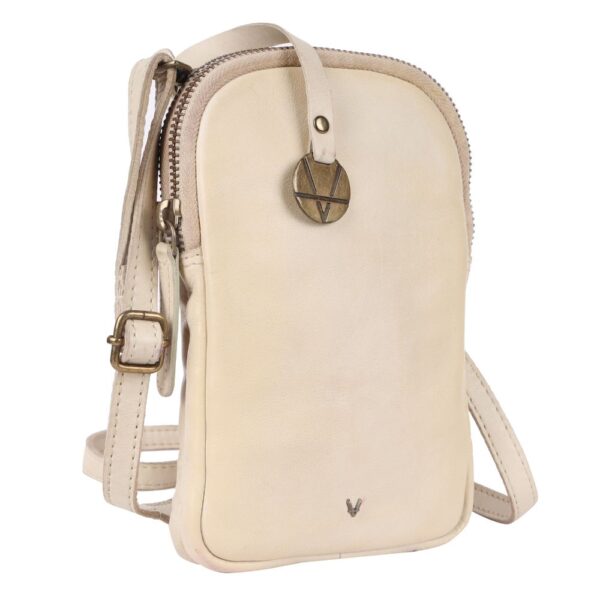 Genuine Italian Leather Small Leather Crossbody Bags For Women Cell Phone Purse, Trendy Casual Detachable Strap