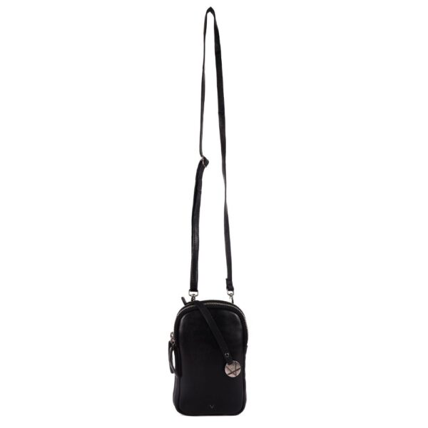 Genuine Italian Leather Small Leather Crossbody Bags For Women Cell Phone Purse, Trendy Casual Detachable Strap