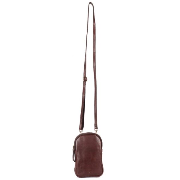 Genuine Italian Leather Small Leather Crossbody Bags For Women Cell Phone Purse, Trendy Casual Detachable Strap