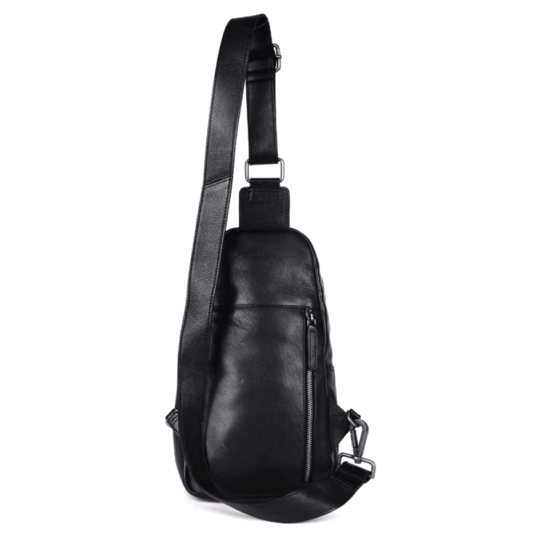 Genuine Italian Leather Unisex Body Bag - Stylish, Durable, and Secure Travel Companion for Casual and Trendy Essentials