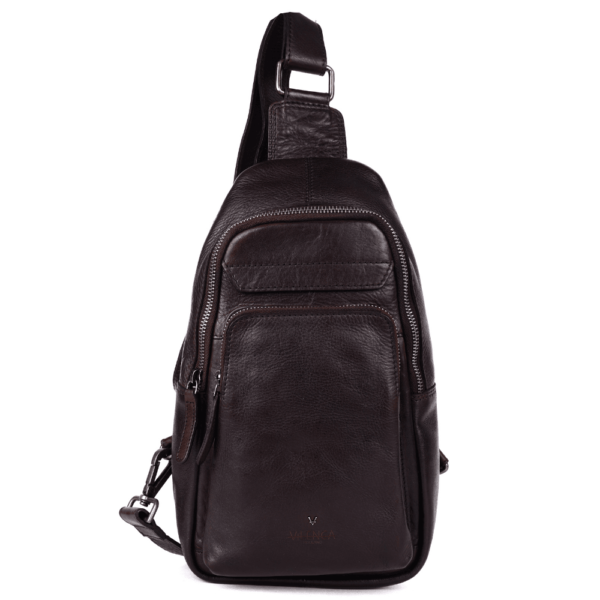Genuine Italian Leather Unisex Body Bag - Stylish, Durable, and Secure Travel Companion for Casual and Trendy Essentials