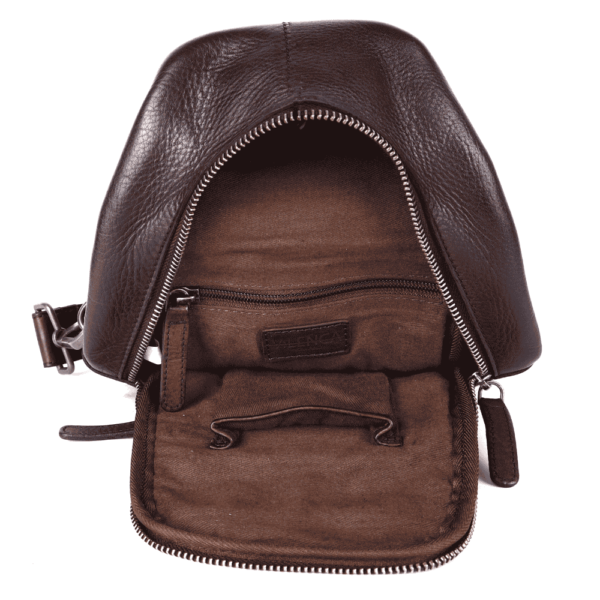 Genuine Italian Leather Unisex Body Bag - Stylish, Durable, and Secure Travel Companion for Casual and Trendy Essentials