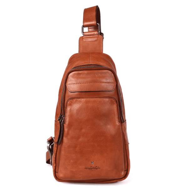 Genuine Italian Leather Unisex Body Bag - Stylish, Durable, and Secure Travel Companion for Casual and Trendy Essentials