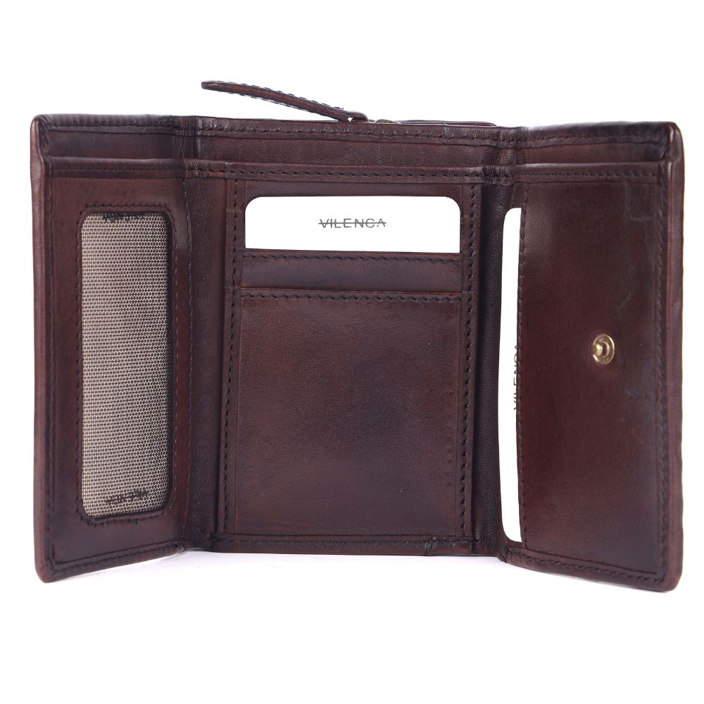 SKYLAR LADY WALLET – Genuine Leather Women's Wallet with RFID Blocking