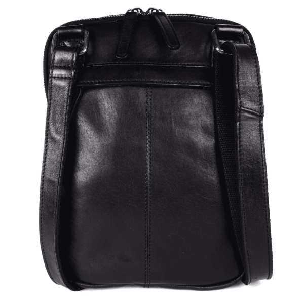 Genuine Italian Leather Shoulder Crossbody Sling Bag for Men - Adjustable Strap for Office, Travel, Casual & Hiking