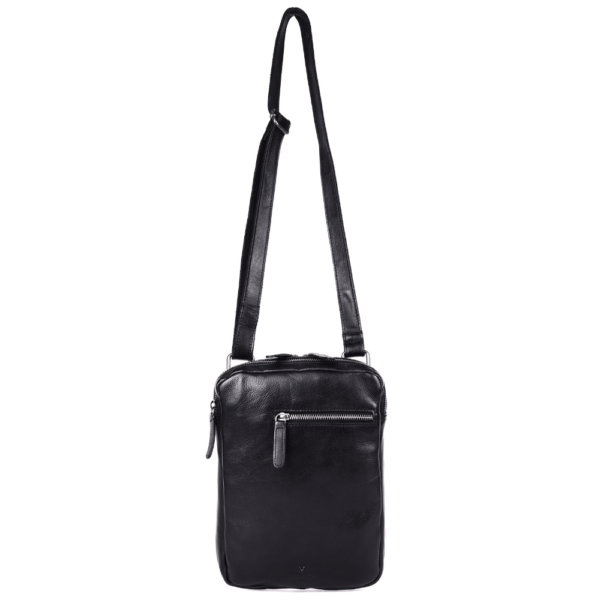 Genuine Italian Leather Shoulder Crossbody Sling Bag for Men - Adjustable Strap for Office, Travel, Casual & Hiking