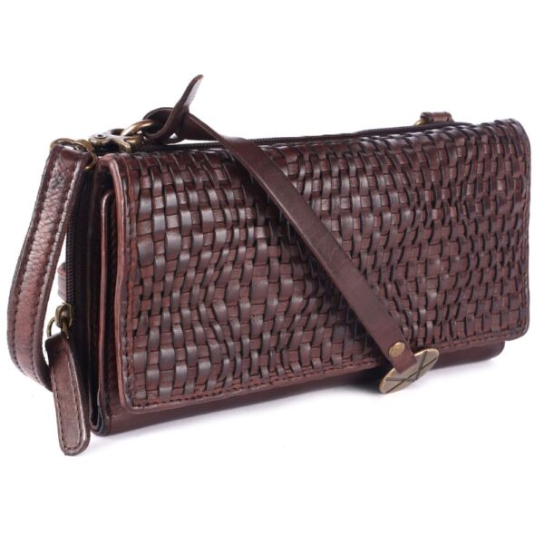 Genuine Leather Wallets for Women, Small Wallet for Ladies Zipper Coin Purse Credit Card Holder with Strap (Copy)