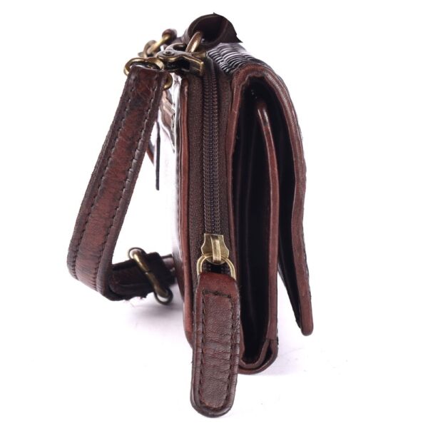 Genuine Leather Wallets for Women, Small Wallet for Ladies Zipper Coin Purse Credit Card Holder with Strap (Copy)