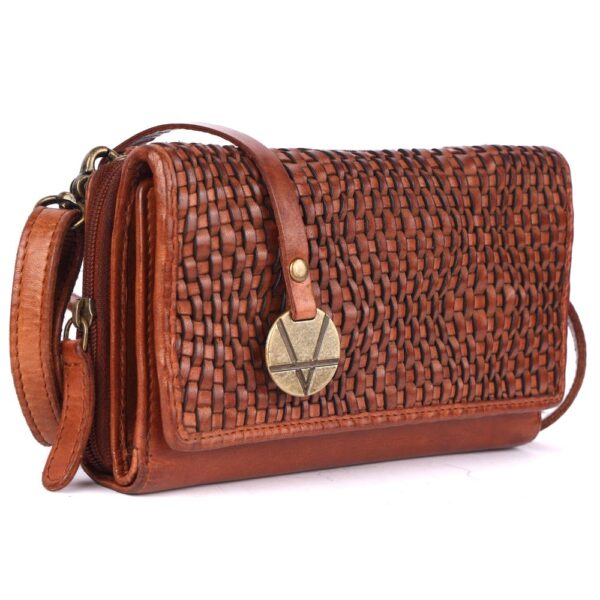Genuine Leather Wallets for Women, Small Wallet for Ladies Zipper Coin Purse Credit Card Holder with Strap (Copy)