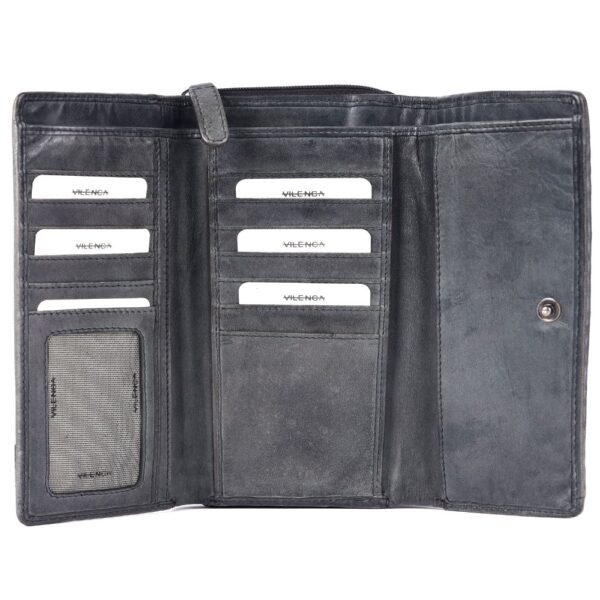 Genuine Leather Wallets for Women, Small Wallet for Ladies Zipper Coin Purse Credit Card Holder with Strap (Copy)