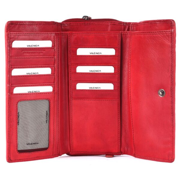 Genuine Leather Wallets for Women, Small Wallet for Ladies Zipper Coin Purse Credit Card Holder with Strap (Copy)