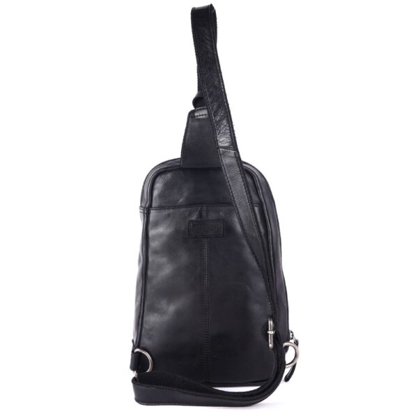 Genuine Leather Body Bag Unisex Trendy Casual Travelling Essentials Kept Bag, Durable Secure Travel