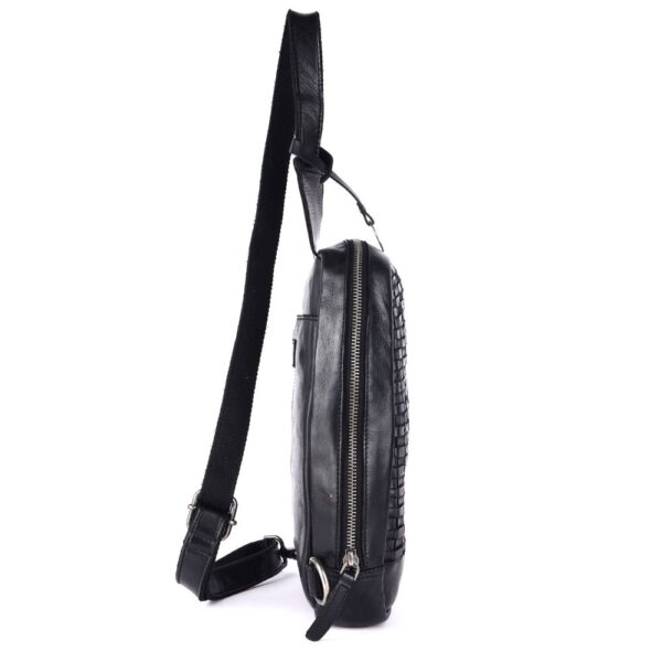 Genuine Leather Body Bag Unisex Trendy Casual Travelling Essentials Kept Bag, Durable Secure Travel