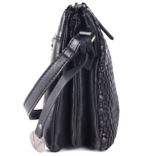 Genuine Leather Crossbody Sling Bag for Women - Trendy Casual Office Bag with Adjustable Strap
