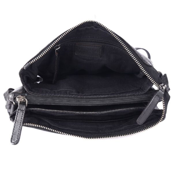 Genuine Leather Crossbody Sling Bag for Women - Trendy Casual Office Bag with Adjustable Strap