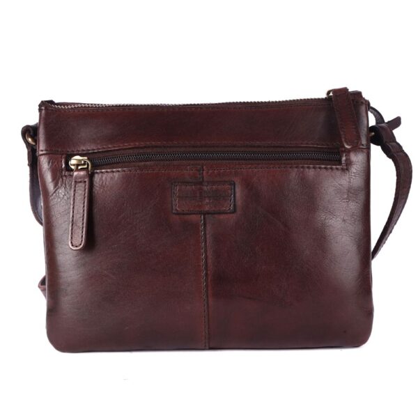 Genuine Leather Crossbody Sling Bag for Women - Trendy Casual Office Bag with Adjustable Strap (Copy)