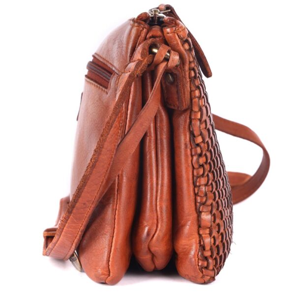 Genuine Leather Crossbody Sling Bag for Women - Trendy Casual Office Bag with Adjustable Strap (Copy)