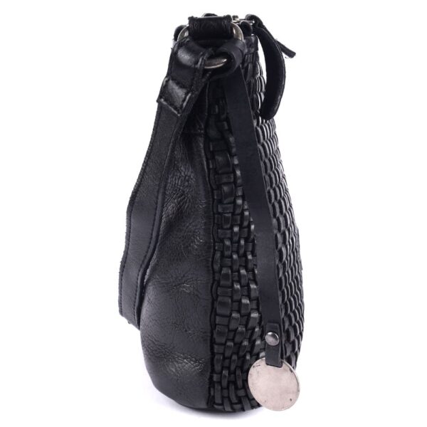 Genuine Leather Crossbody Sling Bag for Women - Trendy Casual Office Bag with Adjustable Strap