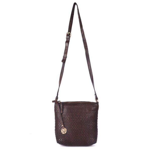 Genuine Leather Crossbody Sling Bag for Women - Trendy Casual Office Bag with Adjustable Strap (Copy)