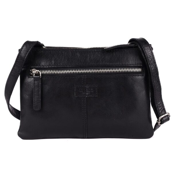 9 inch Genuine Leather Crossbody Sling Bags for Women, Trendy Casual Office Bag with Adjustable Strap