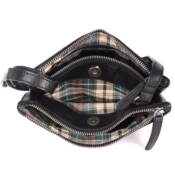 9 inch Genuine Leather Crossbody Sling Bags for Women, Trendy Casual Office Bag with Adjustable Strap