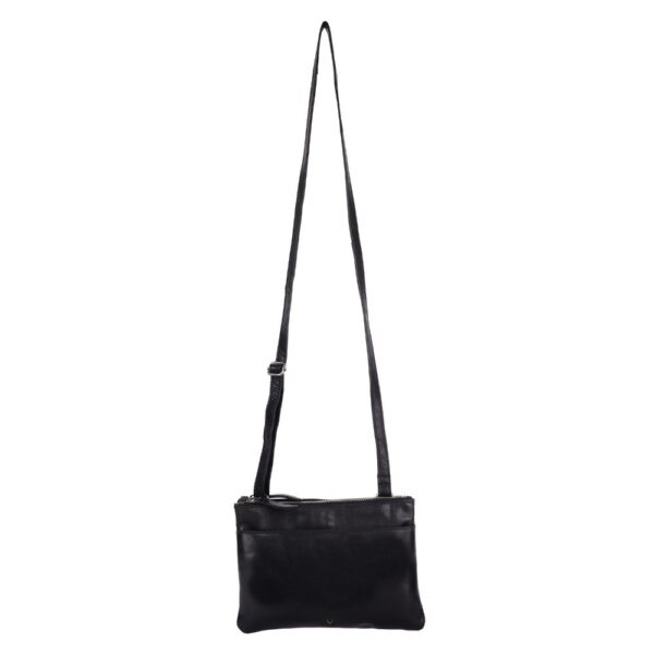 9 inch Genuine Leather Crossbody Sling Bags for Women, Trendy Casual Office Bag with Adjustable Strap