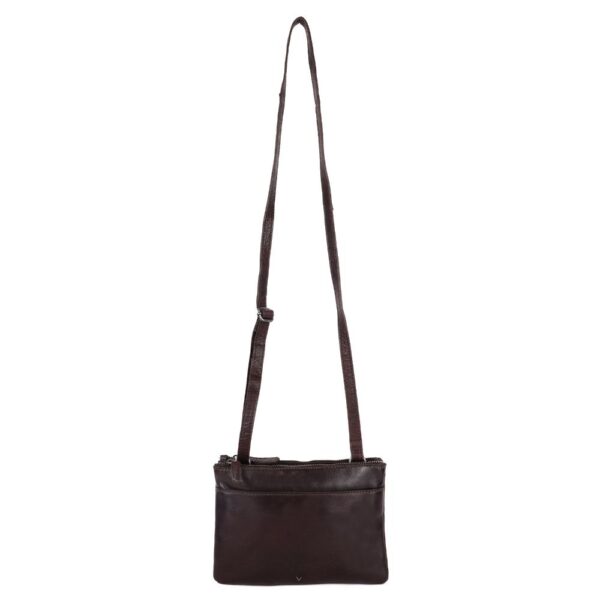 9 inch Genuine Leather Crossbody Sling Bags for Women, Trendy Casual Office Bag with Adjustable Strap