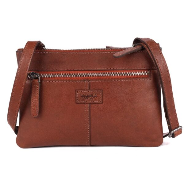 9 inch Genuine Leather Crossbody Sling Bags for Women, Trendy Casual Office Bag with Adjustable Strap