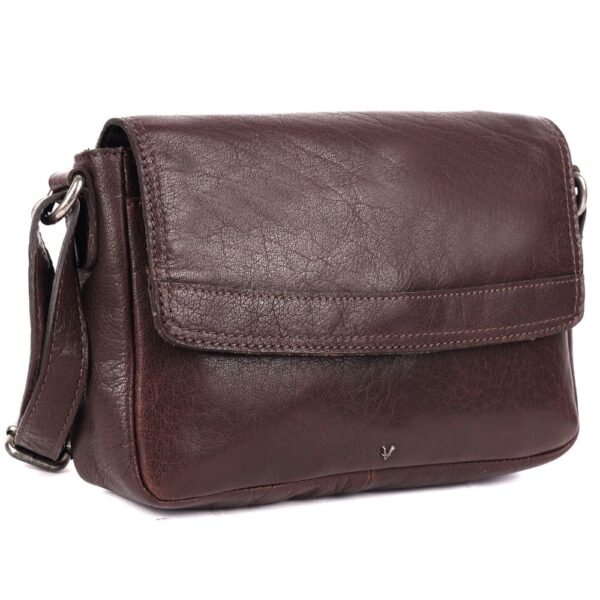 Genuine Leather Crossbody Sling Bag for Women - Trendy Casual Bag with Adjustable Strap