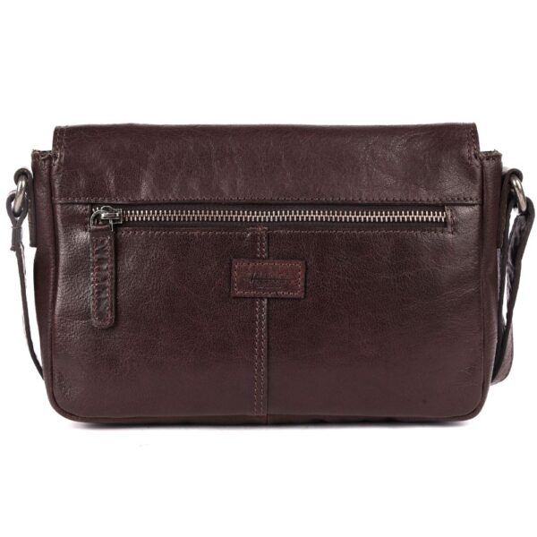 Genuine Leather Crossbody Sling Bag for Women - Trendy Casual Bag with Adjustable Strap