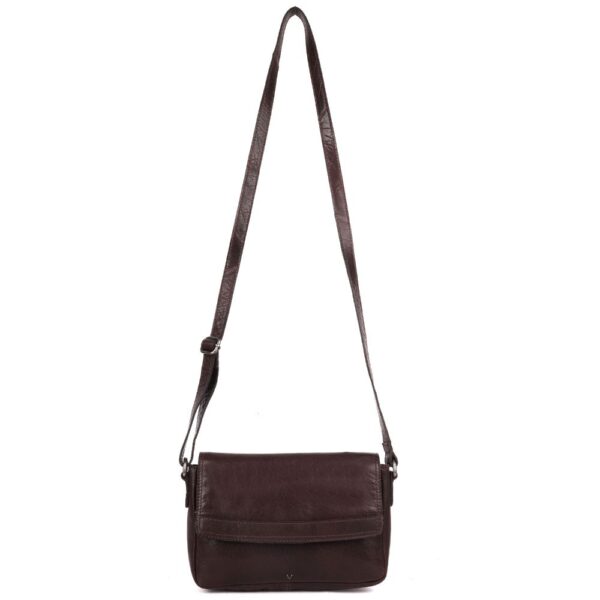 Genuine Leather Crossbody Sling Bag for Women - Trendy Casual Bag with Adjustable Strap