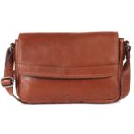 Genuine Leather Crossbody Sling Bag for Women - Trendy Casual Bag with Adjustable Strap