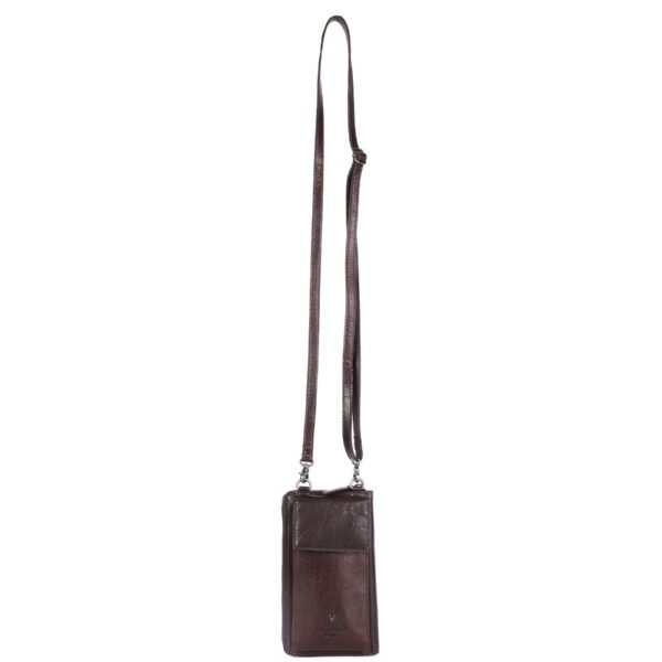 Genuine Leather Small Leather Crossbody Bags For Women Cell Phone Purse, Trendy Casual with adjustable strap