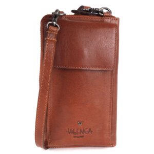 Genuine Leather Small Leather Crossbody Bags For Women Cell Phone Purse, Trendy Casual with adjustable strap