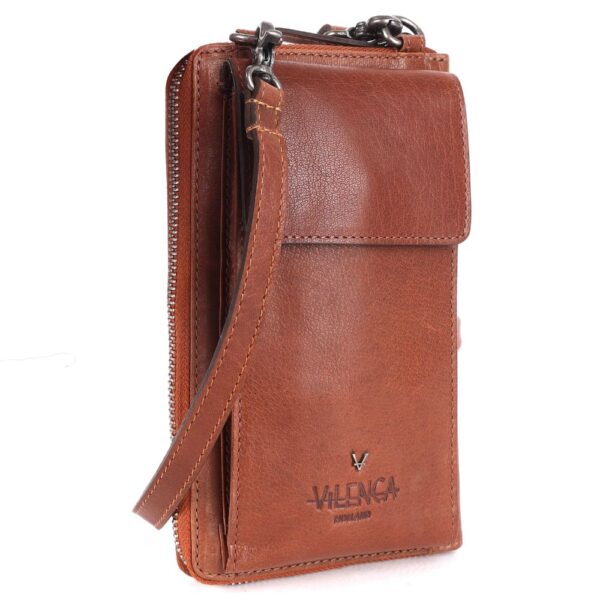 Genuine Leather Small Leather Crossbody Bags For Women Cell Phone Purse, Trendy Casual with adjustable strap