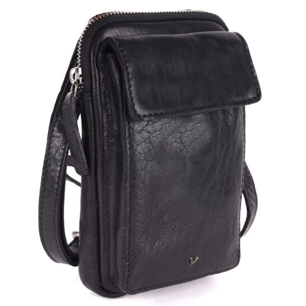 Genuine Leather Small Crossbody Bags For Women Cell Phone Purse, Trendy Casual Bag with Adjustable Strap