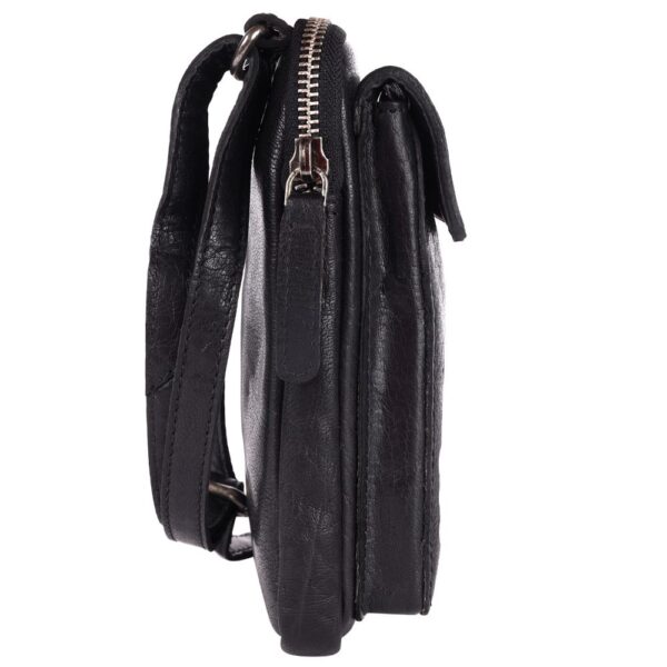 Genuine Leather Small Crossbody Bags For Women Cell Phone Purse, Trendy Casual Bag with Adjustable Strap