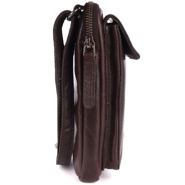 Genuine Leather Small Crossbody Bags For Women Cell Phone Purse, Trendy Casual Bag with Adjustable Strap