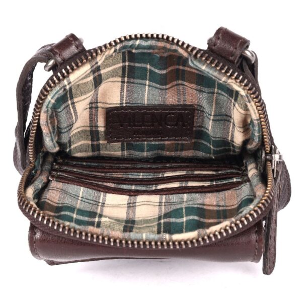 Genuine Leather Small Crossbody Bags For Women Cell Phone Purse, Trendy Casual Bag with Adjustable Strap