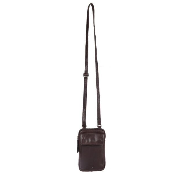 Genuine Leather Small Crossbody Bags For Women Cell Phone Purse, Trendy Casual Bag with Adjustable Strap
