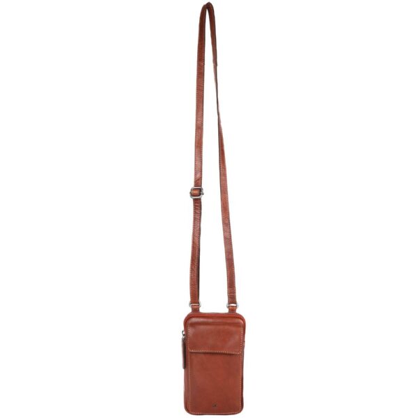 Genuine Leather Small Crossbody Bags For Women Cell Phone Purse, Trendy Casual Bag with Adjustable Strap