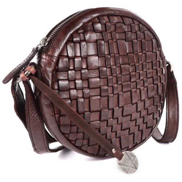 NAOMI ROUND BAG – Genuine Leather Round Crossbody Bag for Women