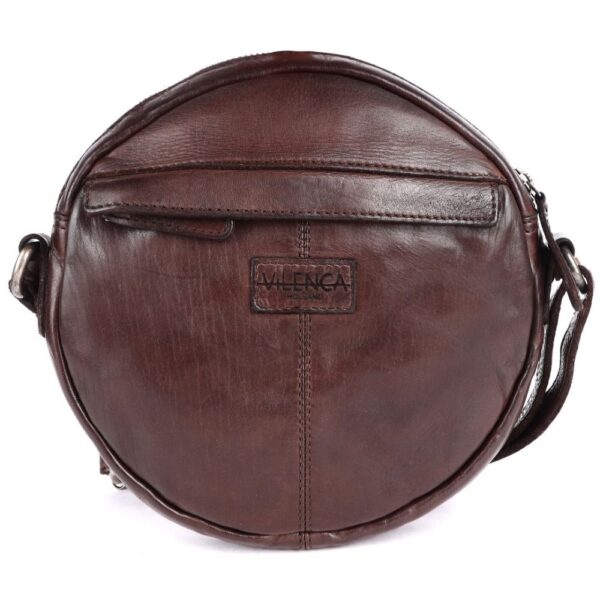 NAOMI ROUND BAG – Genuine Leather Round Crossbody Bag for Women