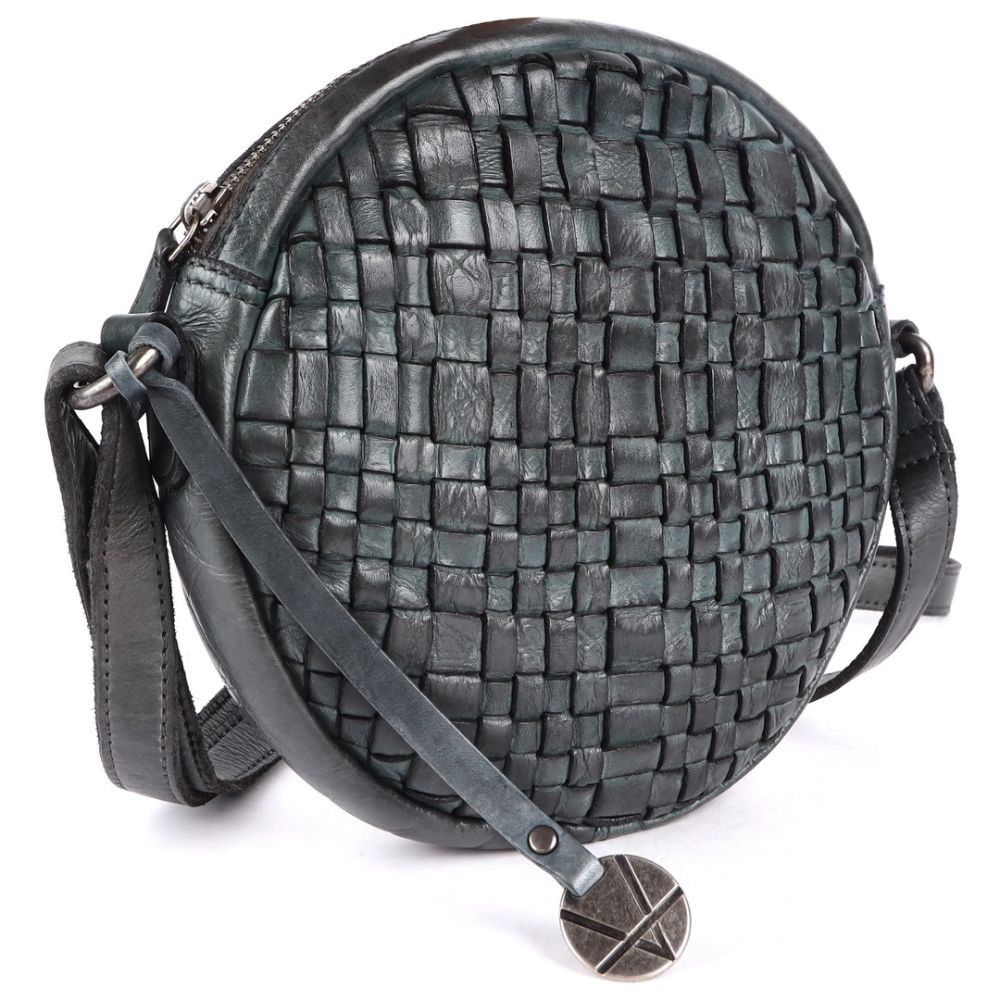 NAOMI ROUND BAG – Genuine Leather Round Crossbody Bag for Women