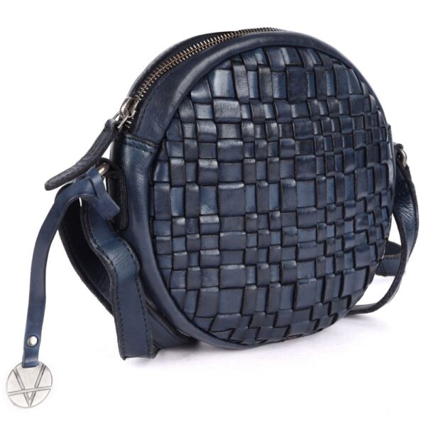 NAOMI ROUND BAG – Genuine Leather Round Crossbody Bag for Women