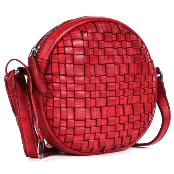 NAOMI ROUND BAG – Genuine Leather Round Crossbody Bag for Women