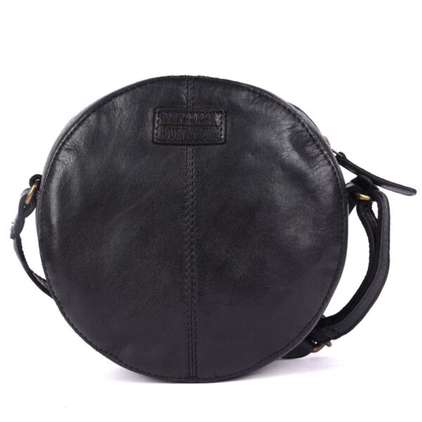 Genuine Italian Leather Boho Studded Round Crossbody Sling Bag - Stylish, Durable, & Perfect for Everyday Use for women