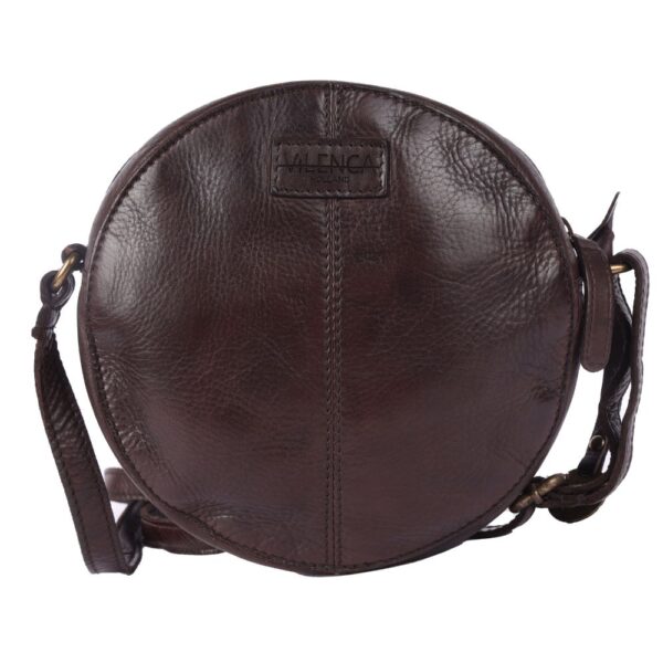 Genuine Italian Leather Boho Studded Round Crossbody Sling Bag - Stylish, Durable, & Perfect for Everyday Use for women