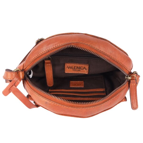 Genuine Italian Leather Boho Studded Round Crossbody Sling Bag - Stylish, Durable, & Perfect for Everyday Use for women