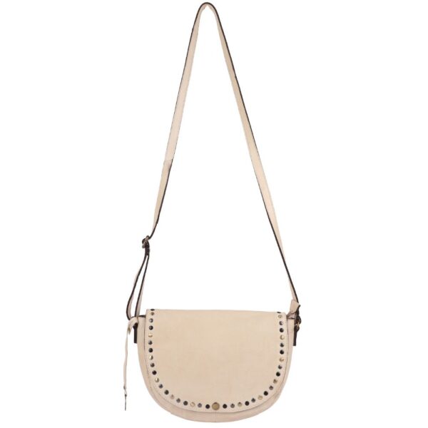 Genuine Italian Leather Boho Studded Crossbody Shoulder Bag - Stylish, Durable, & Perfect for Everyday Use for women